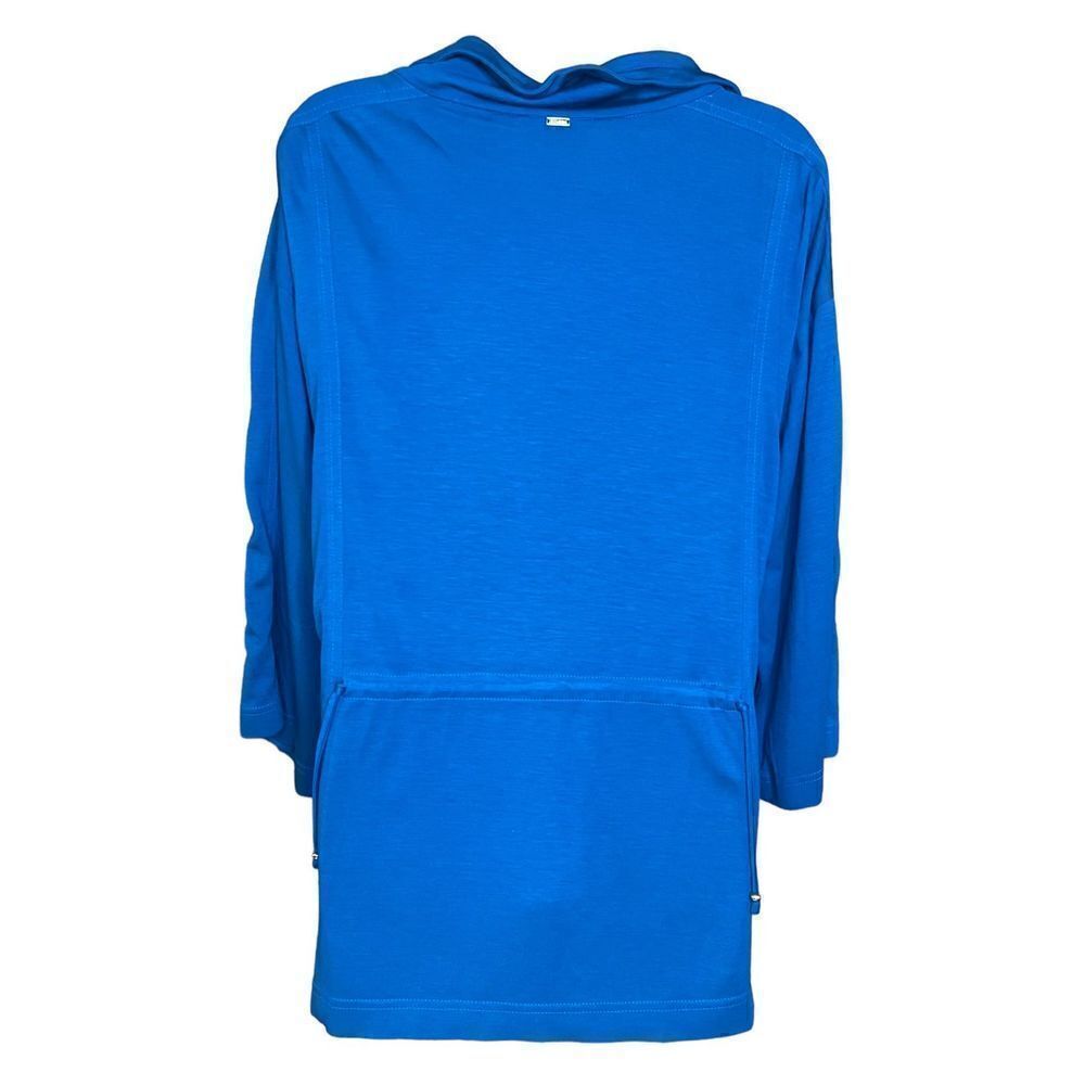 St. John Spa Blue Zip Front Jacket Size Small - Picture 2 of 4